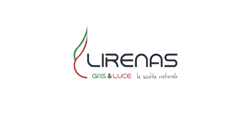 Lirenas logo fornitore luce e gas