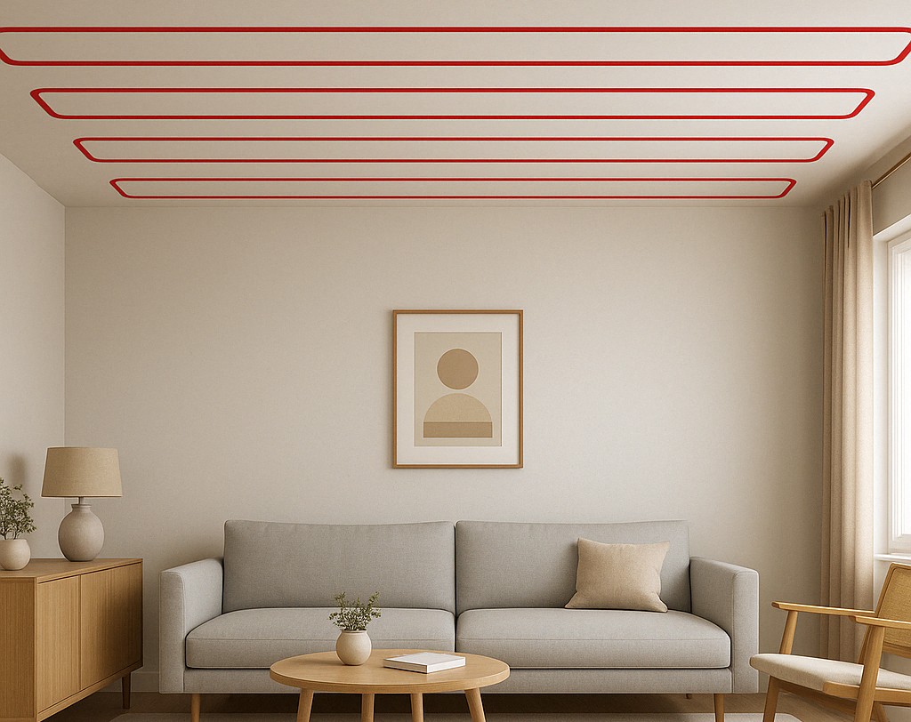 Quanto consuma il riscaldamento a soffitto?