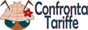 Logo confrontatriffe composto dalla faccia di una formica con occhiali e berretto da investigatrice e la scritta del logo