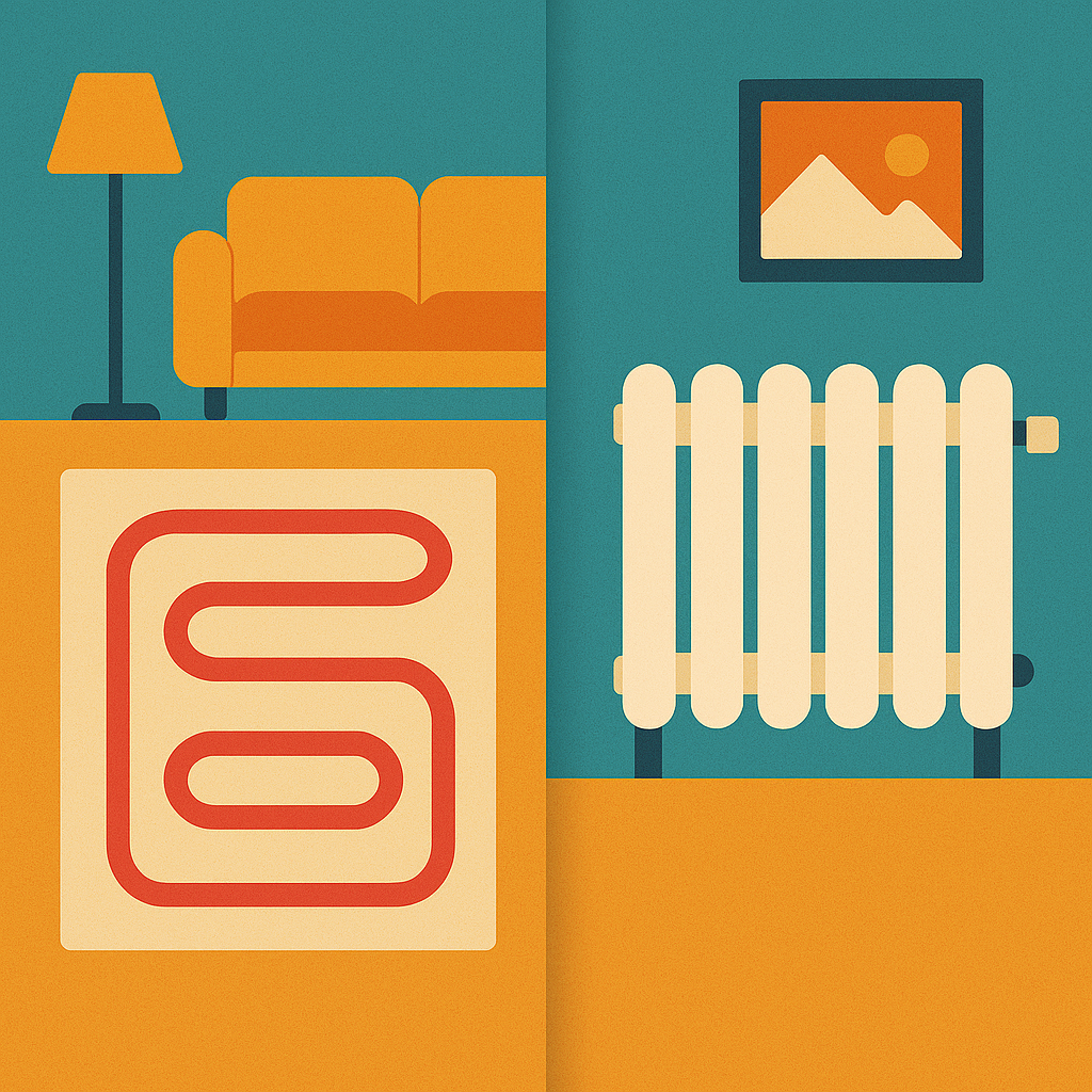 Riscaldamento a pavimento vs termosifoni: consumi e differenze reali