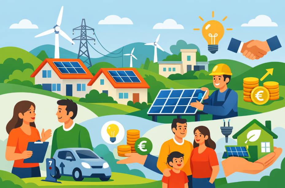 Cosa sono le comunit&agrave; energetiche rinnovabili (CER)