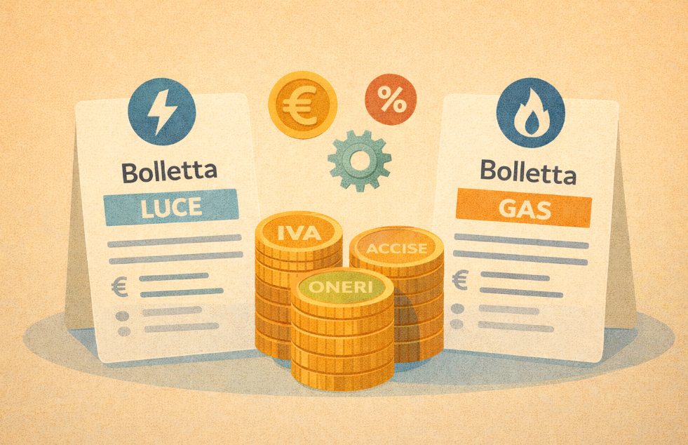 Bolletta della luce e del gas: guida pratica a IVA, accise e oneri di sistema