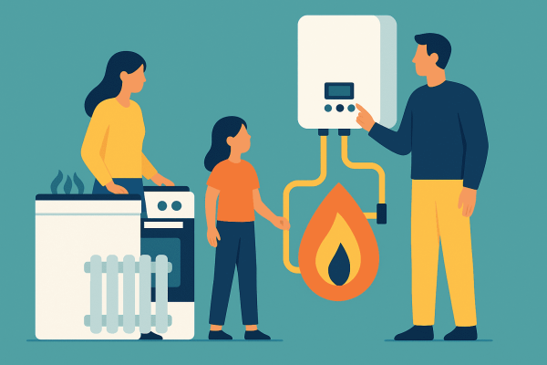 Consumo medio gas 3 persone al mese: dati, esempi e come risparmiare