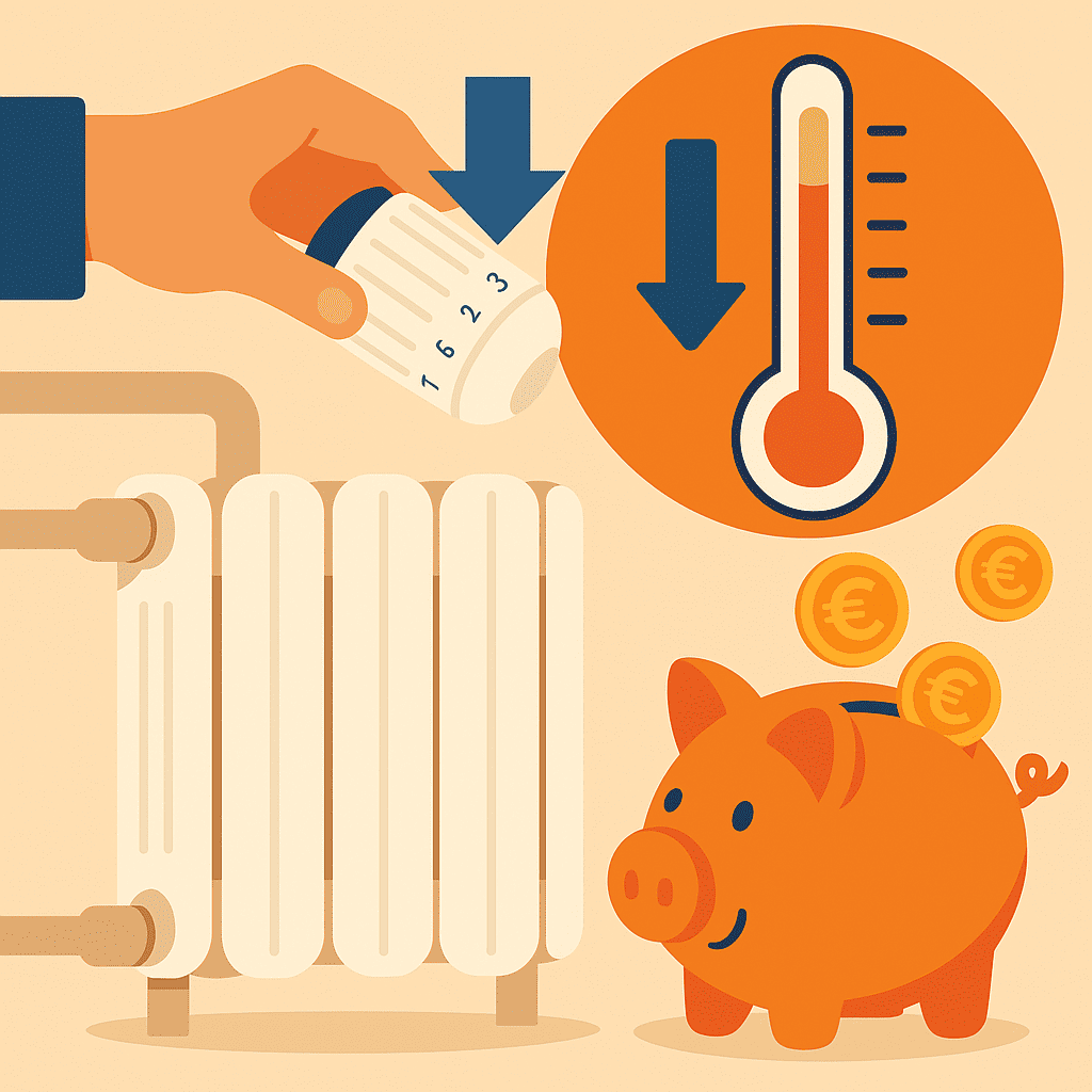 Abbassare termosifoni di 1&deg;C: quanto si risparmia?